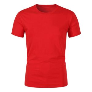 Heavy Cotton T Shirts With Round Neck