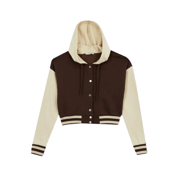 Women's Cropped Varsity Jacket