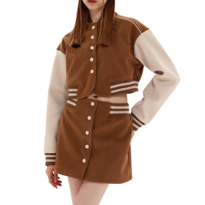 Brown Varsity Jacket Outfit Grab Now