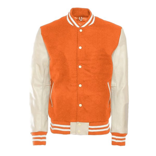 Orange Varsity Jacket Shop Now