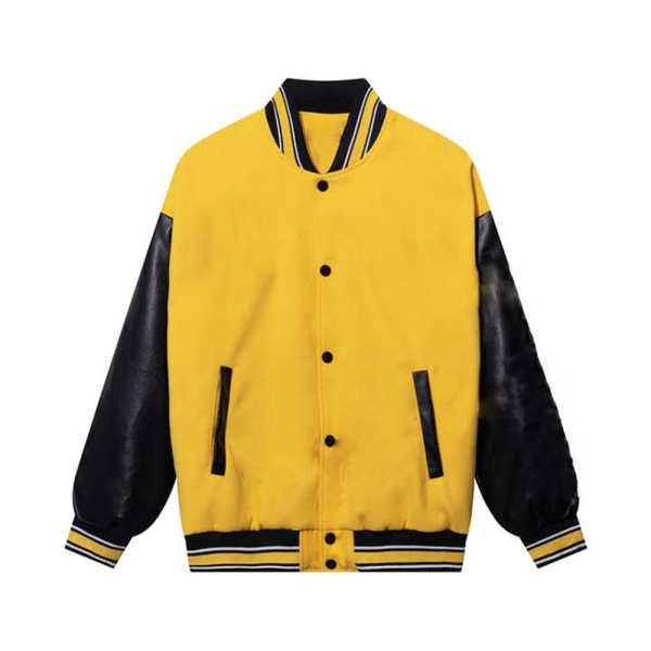 Black And Yellow Varsity Jacket