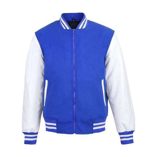 Blue White Varsity Jacket Buy Now