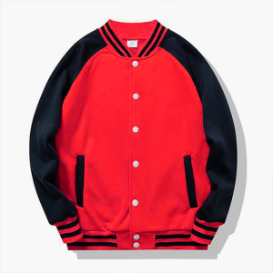 Red And Black Varsity jacket Buy Now