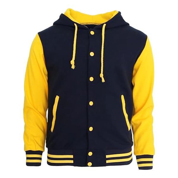 Yellow And Blue Varsity Jacket