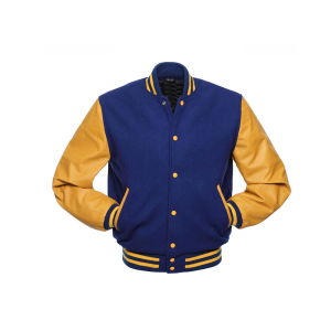 Blue And Gold Varsity Jacket Get Now