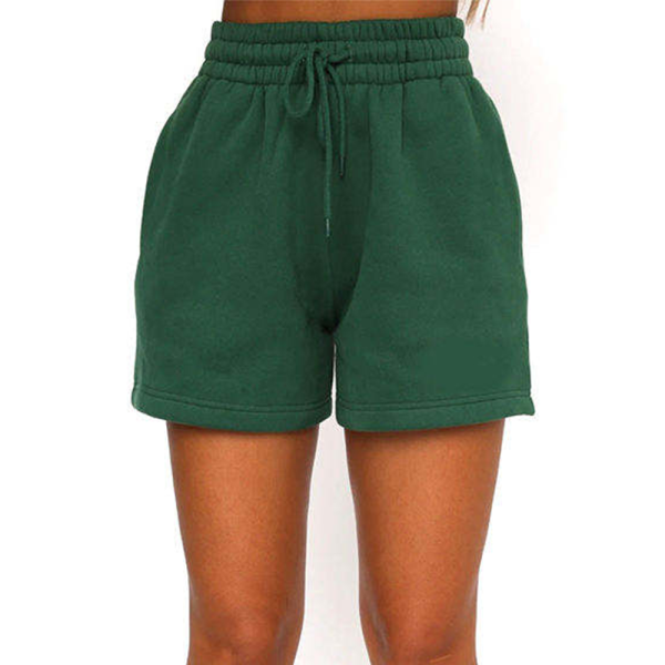 Green Fleece Shorts Get Your Now